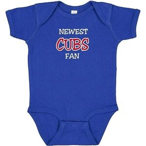 12 months Rabbit Skins Blue Cubs Fan Bodysuit